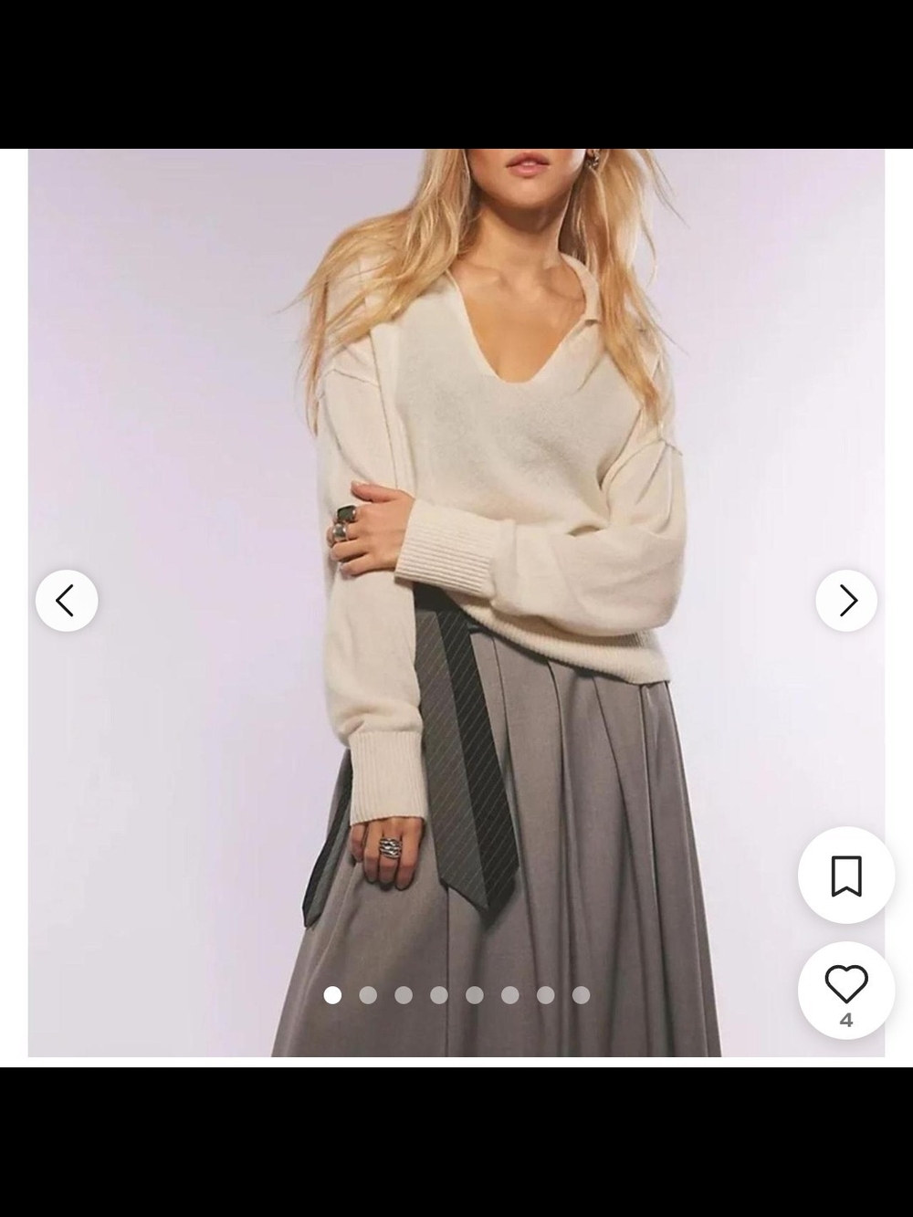Free People Eloura Cashmere Sweater Size M - Picture 3 of 12